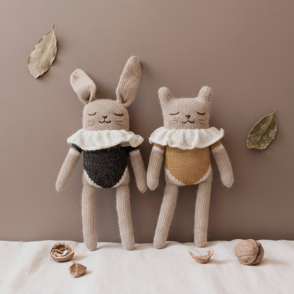 Coelhinha - Boneca em Lã de Alpaca