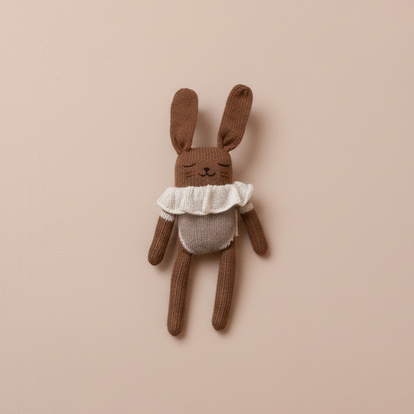 Coelhinha Aveia - Boneca em Lã de Alpaca