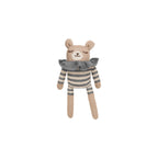 Ursinho Riscas Azul - Boneco em Lã de Alpaca
