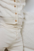 Calça Aurora cru – bebé em algodão orgânico